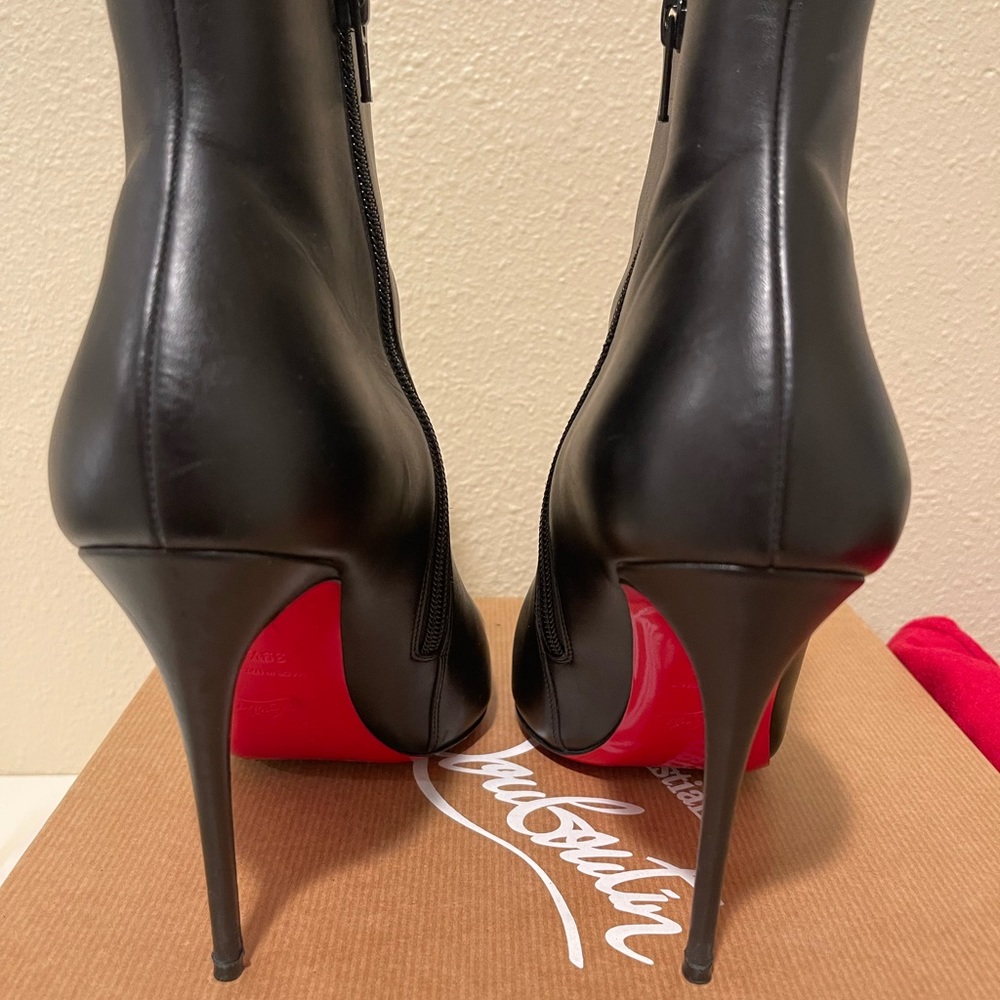 Christian Louboutin authentic so Kate booties / booties black leather